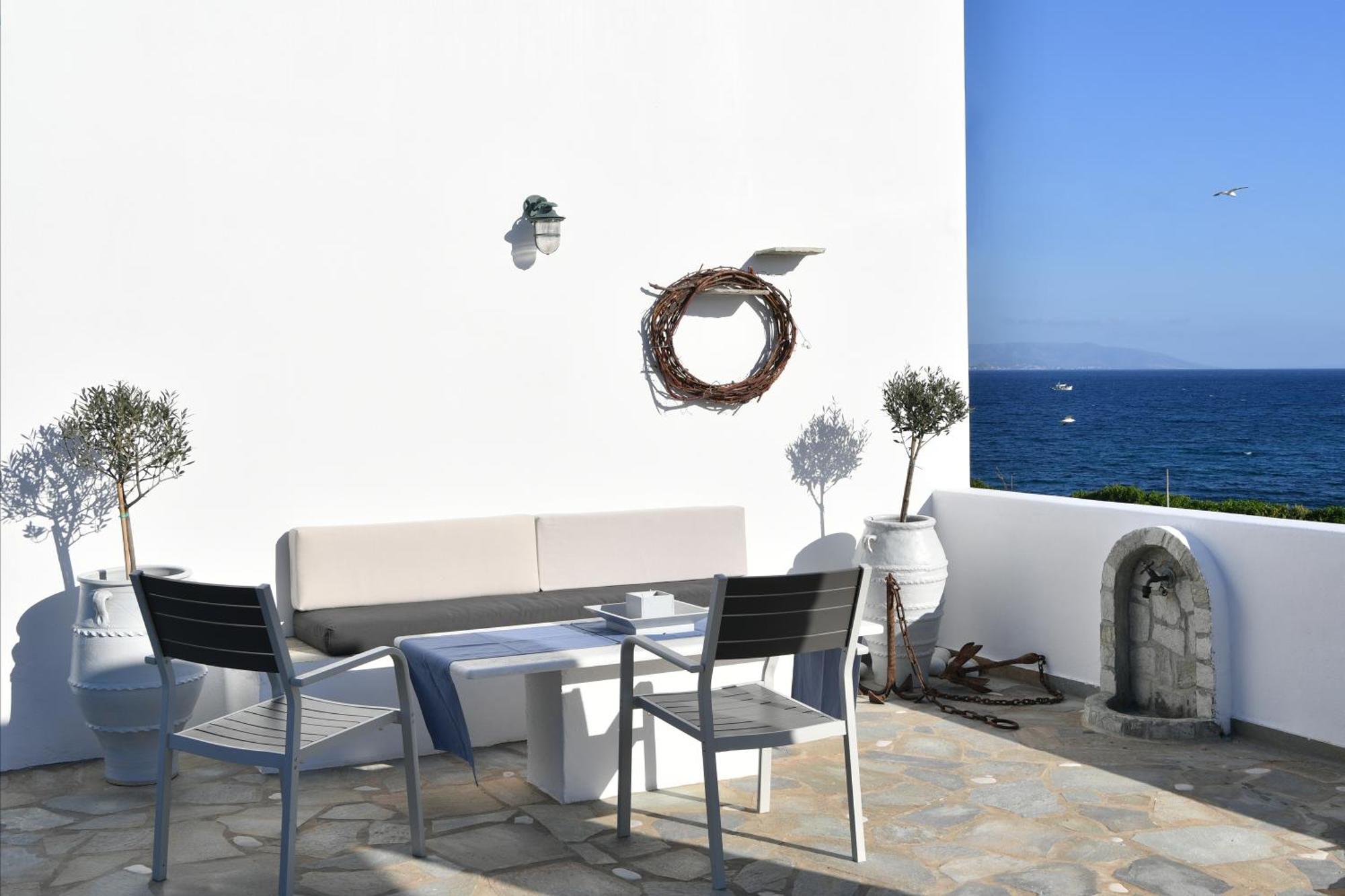 Nava Devine Water Front House In Ambelas Villa Exterior photo